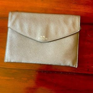 Coach envelope bag- great for clutch or receipts in purse.